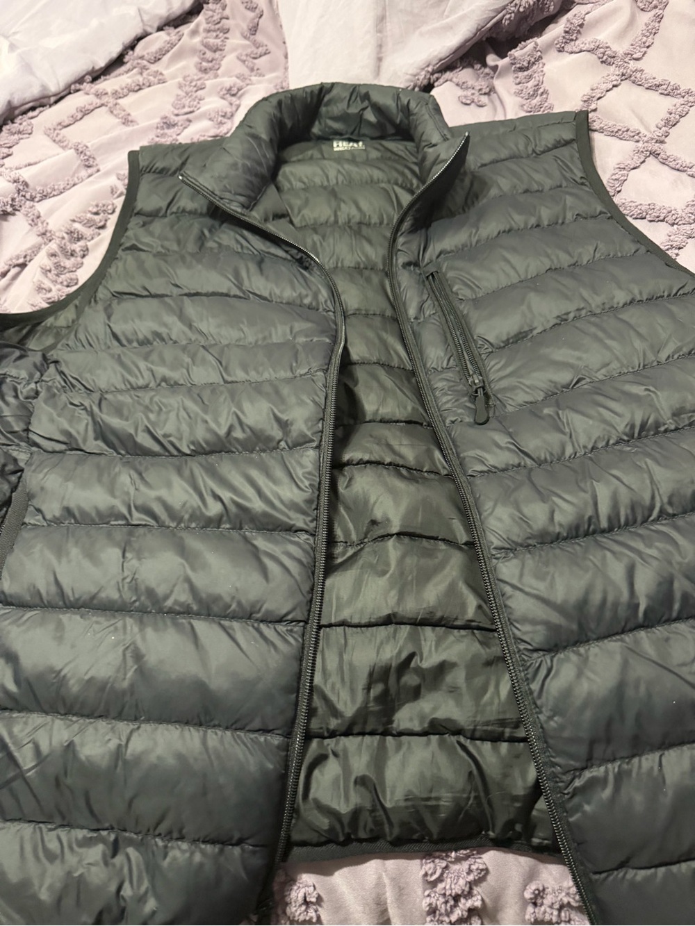 Men's Quilted Puffer 32 degrees. Size xl black